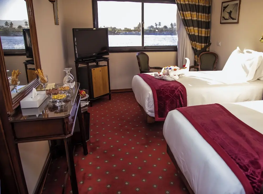 Cabin aboard the Orient Nile Romance Nile Cruise Nile cruise